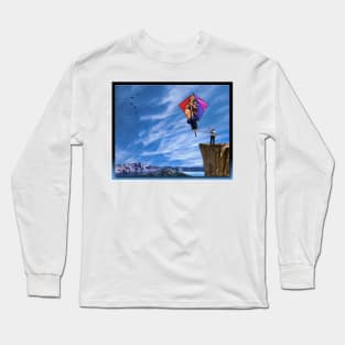 The Pogo Kite Flying Machine Long Sleeve T-Shirt